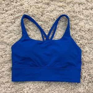 NWOT Lululemon Energy Longline Bra - Cerulean Blue